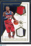 2013-14 Panini National Treasures Bradley Beal Game Gear Patch 16/25