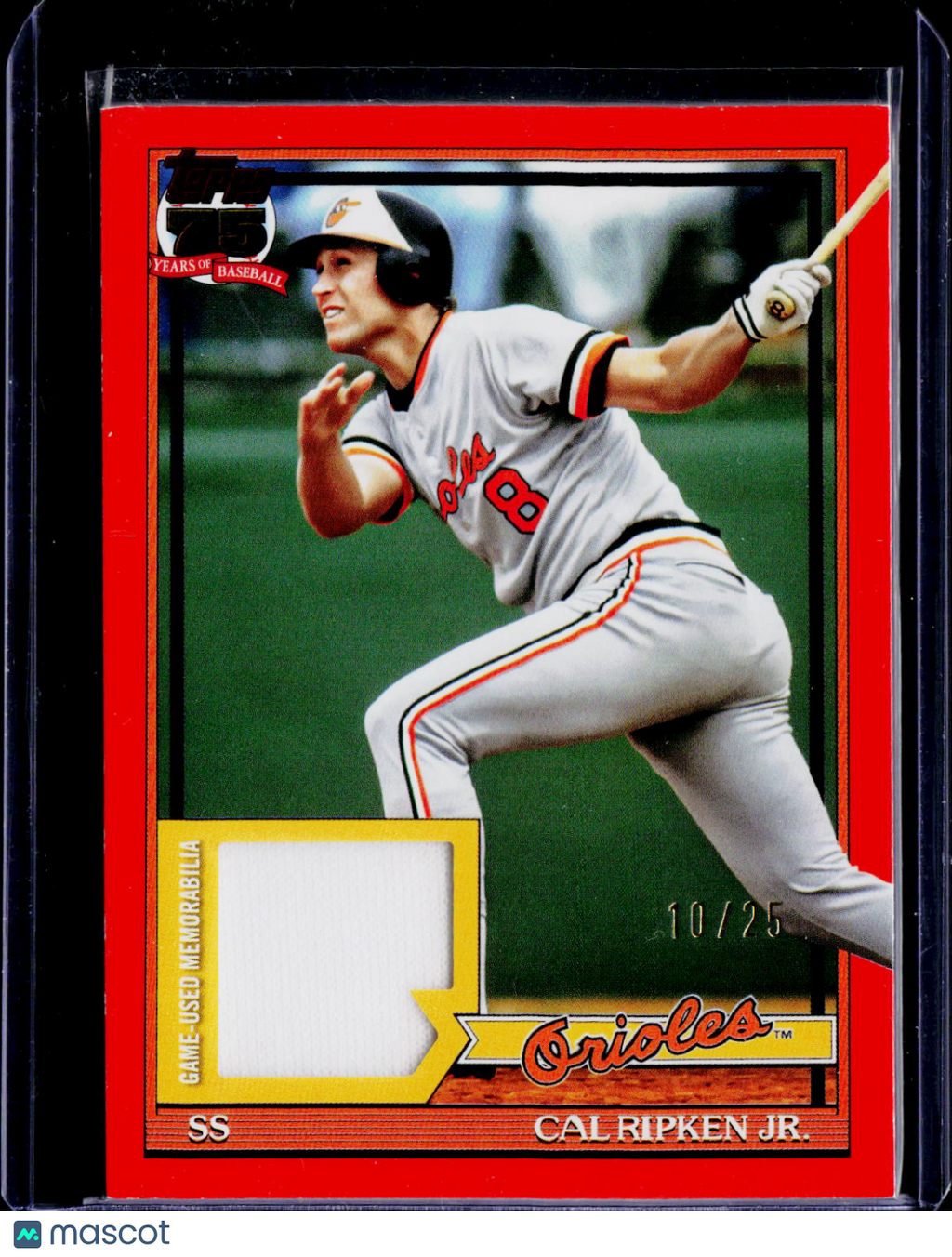 2026 Topps Cal Ripken Jr. 1991 Topps Baseball Relic 10/25