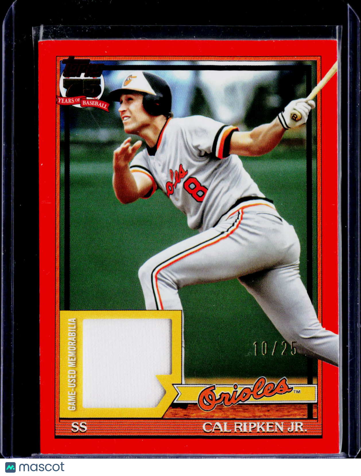 2026 Topps Cal Ripken Jr. 1991 Topps Baseball Relic 10/25