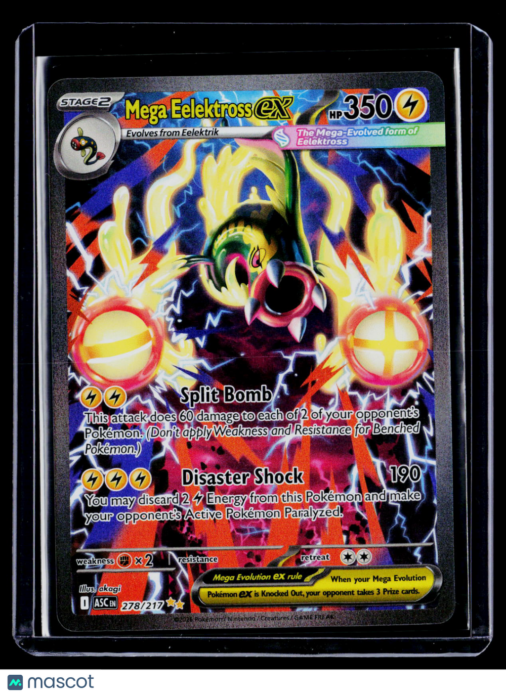 Pokemon Mega Felektross ex 278 217