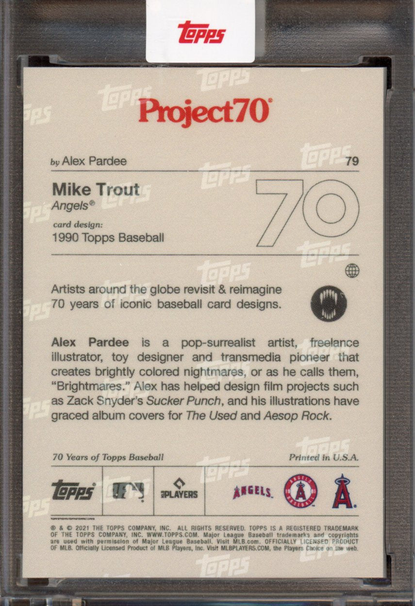 2021 Topps Project 70 Mike Trout Alex Pardee 79
