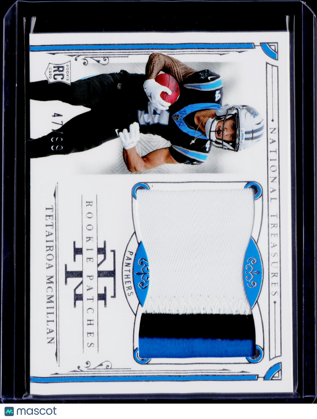 2025 National Treasures Tetairoa McMillan Rookie Patches 47/99 RC