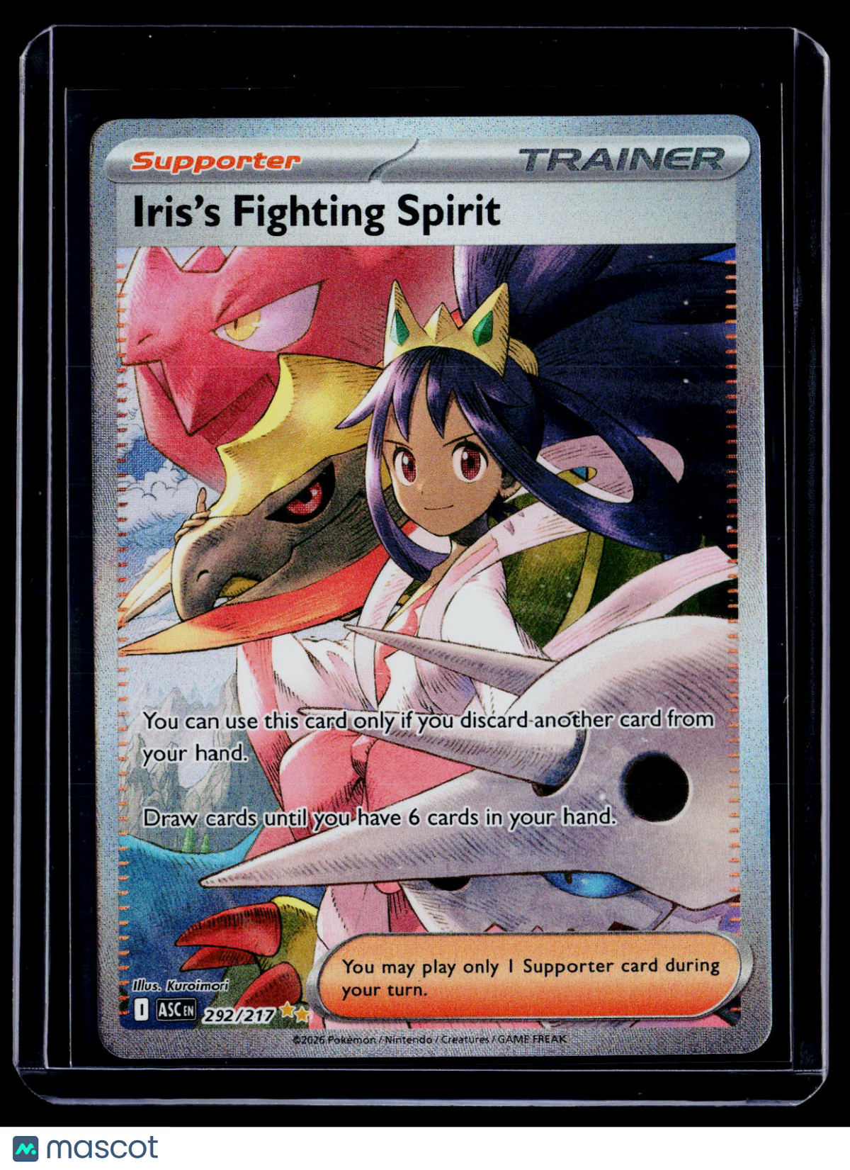 Pokemon Iris's Fighting Spirit 292/217