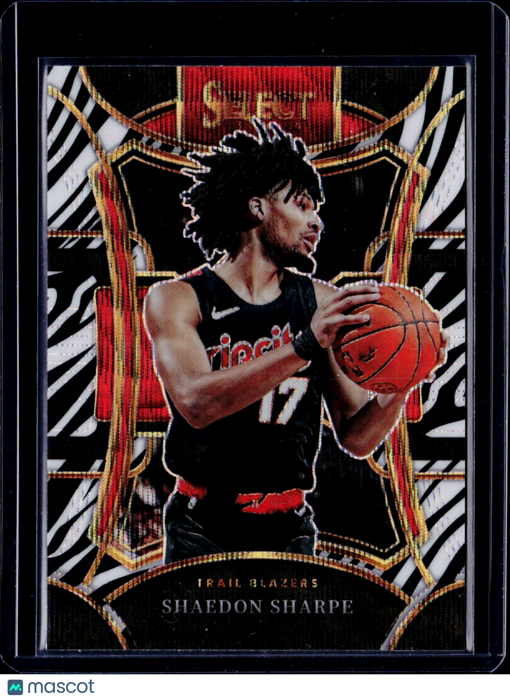 2023 Select Shaedon Sharpe Zebra