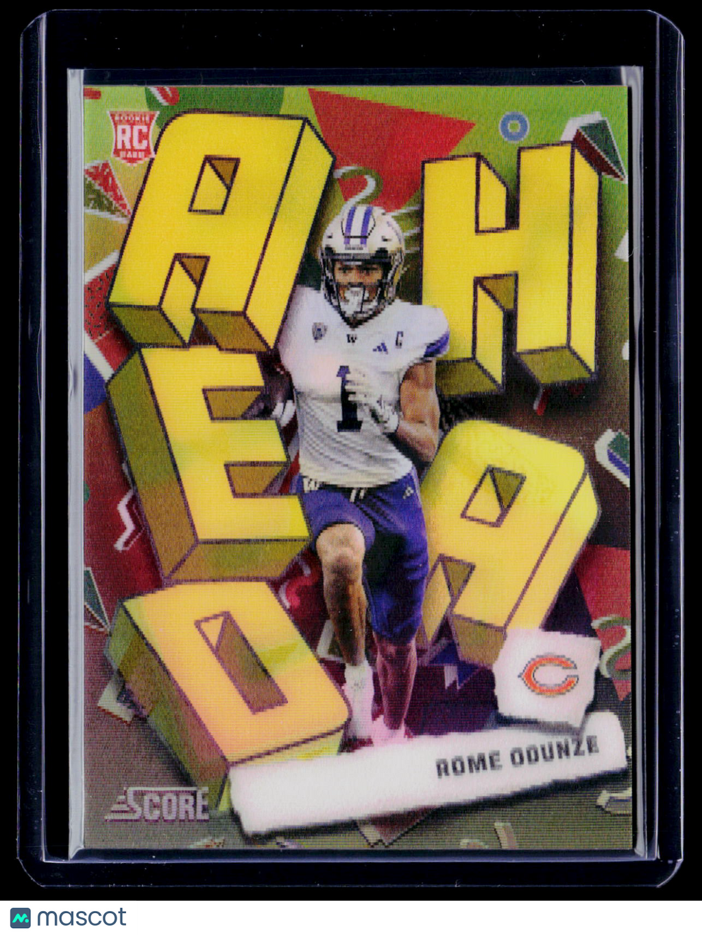 2024 Panini Score Rome Odunze Rookie Step Ahead Case Hit RC