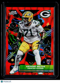 2025 Topps Chrome Cosmic Anthony Belton Rookie Orange Galactic 12/25 RC