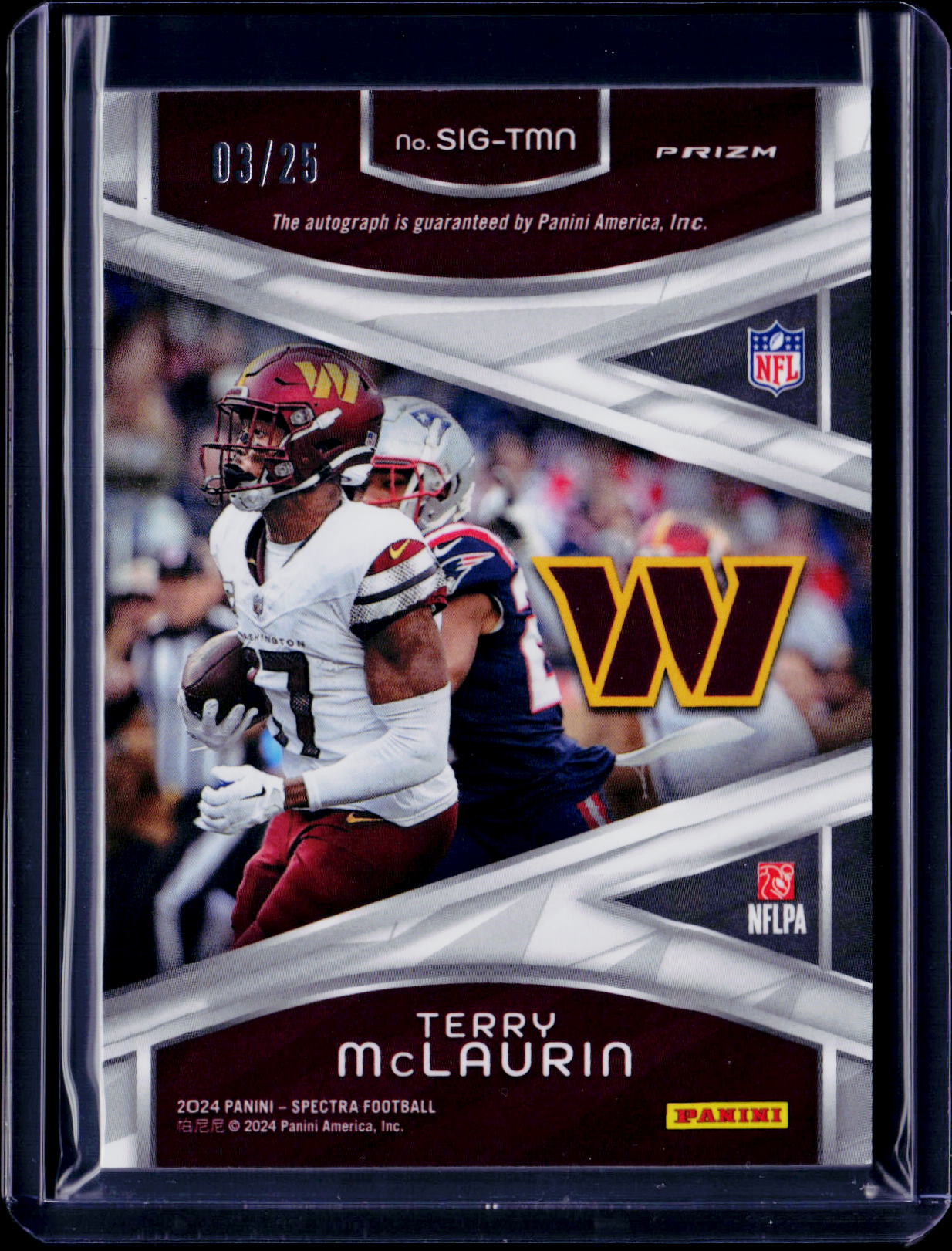 2024 Spectra Terry McLaurin Auto /25