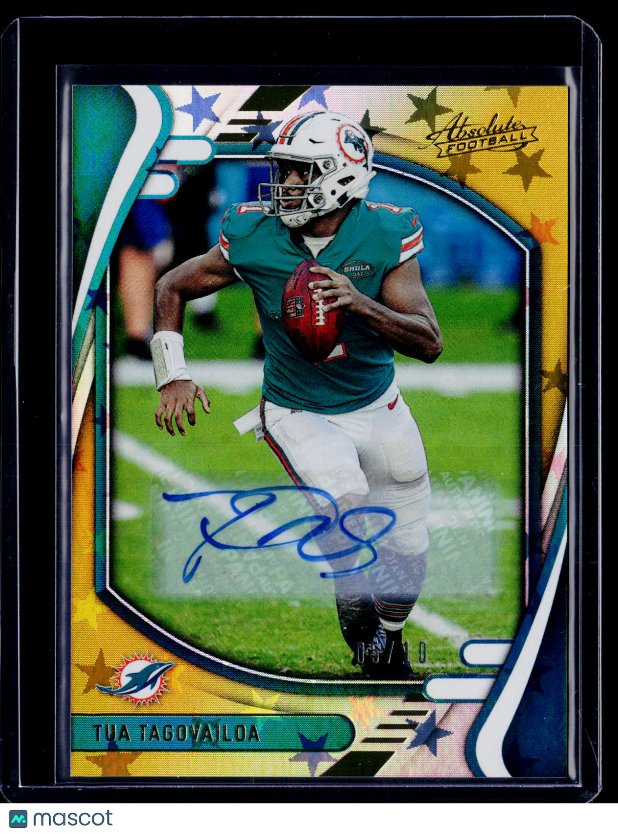 2021 Absolute Tua Tagovailoa Gold Stars Auto 5/10