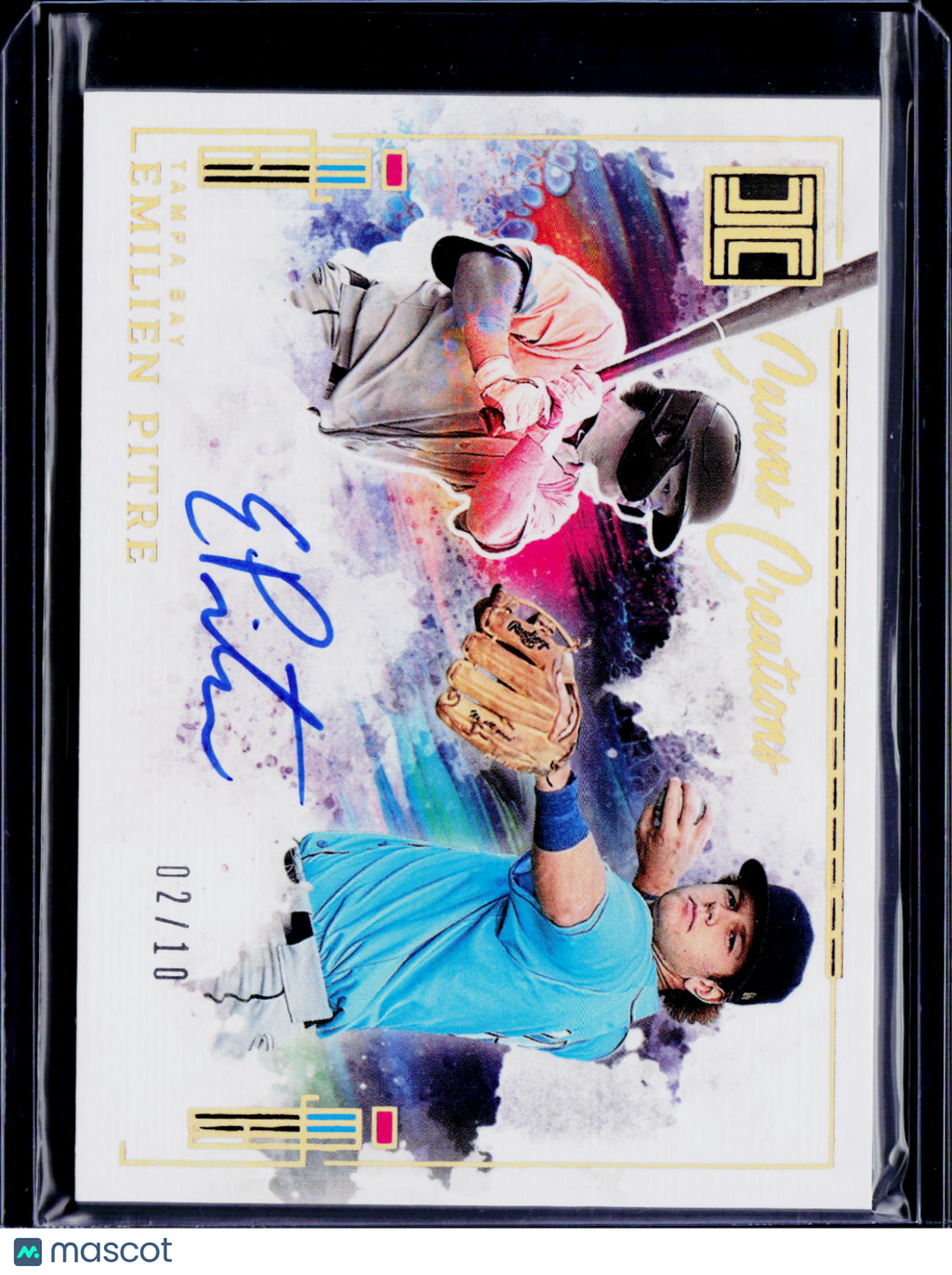 2025 Impeccable Baseball Emilien Pitre Canvas Creations Auto /10