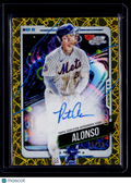 2024 Topps Chrome Cosmic Pete Alonso Gold Auto 11/50