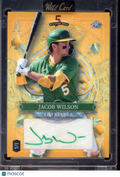 2024 Wild Card 5 Card Draw Jacob Wilson Ace of Spades Auto 1/1