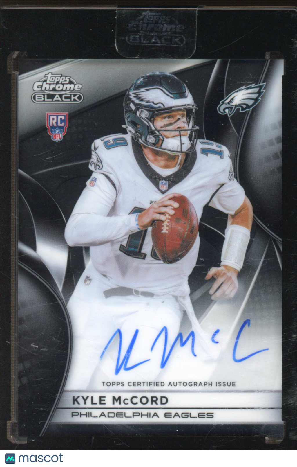 2025 Topps Chrome Black Kyle McCord Rookie Auto RC