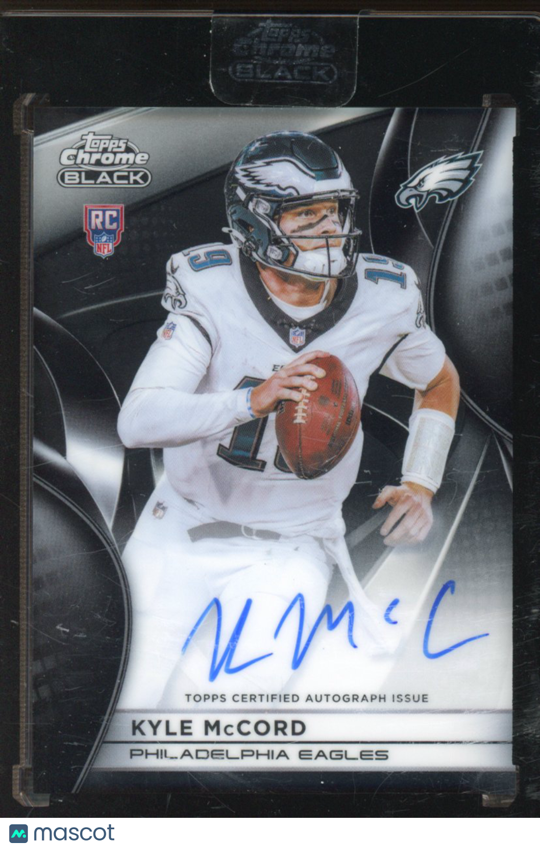 2025 Topps Chrome Black Kyle McCord Rookie Auto RC