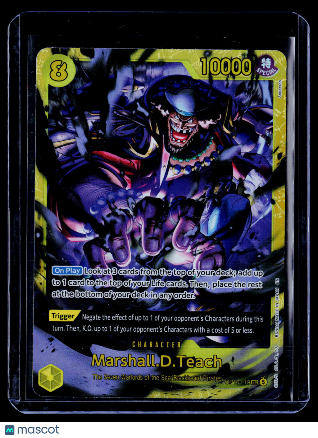 One Piece Marshall.D.Teach SEC OP16-119