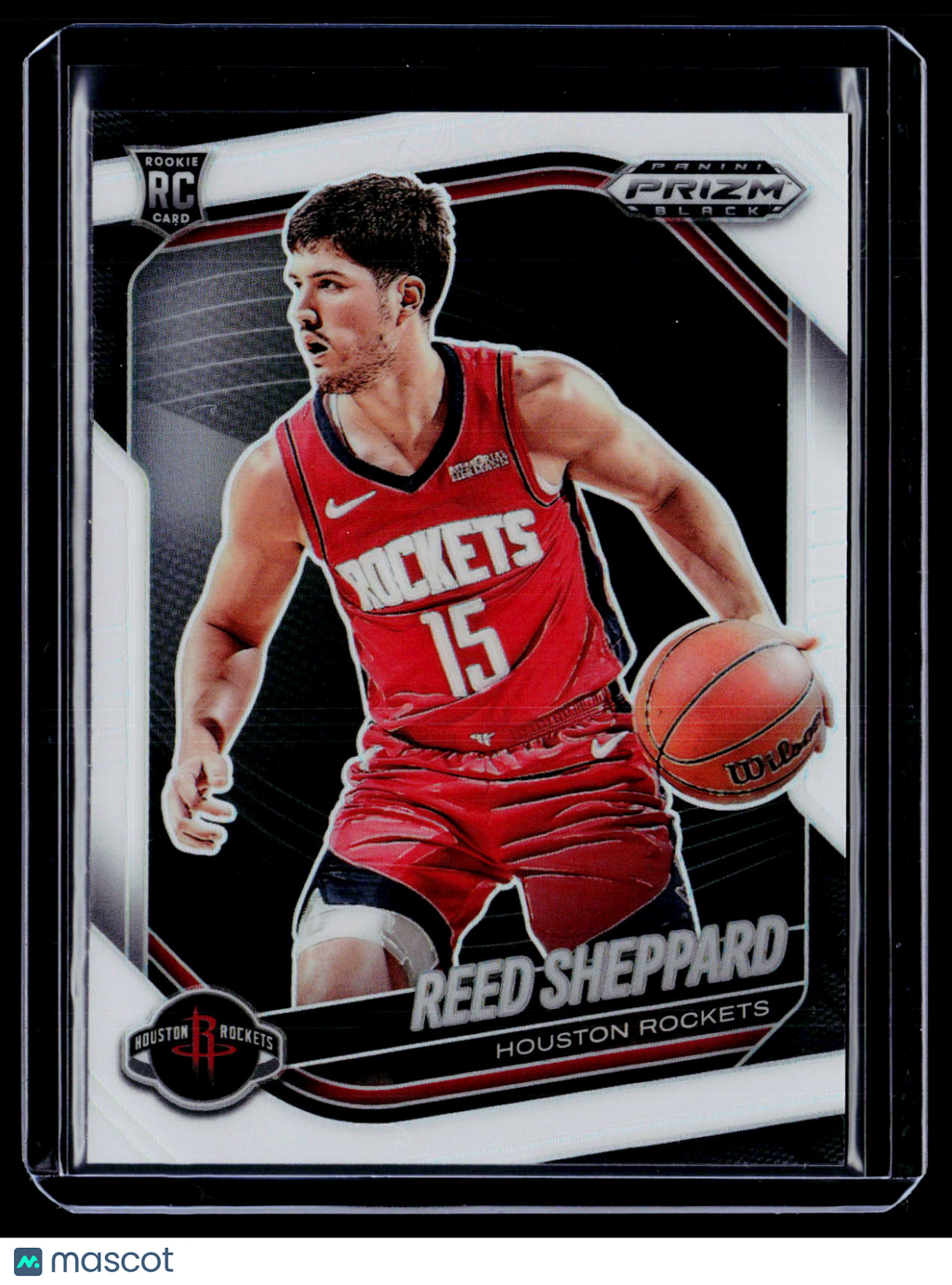 2024-25 Prizm Black Reed Sheppard Rookie White Prizm 63/175 RC