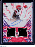 2025 Topps Resurgence Quinshon Judkins Amped Up Rookie Patch Auto