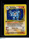 Pokemon Machamp First Edition (Creased)