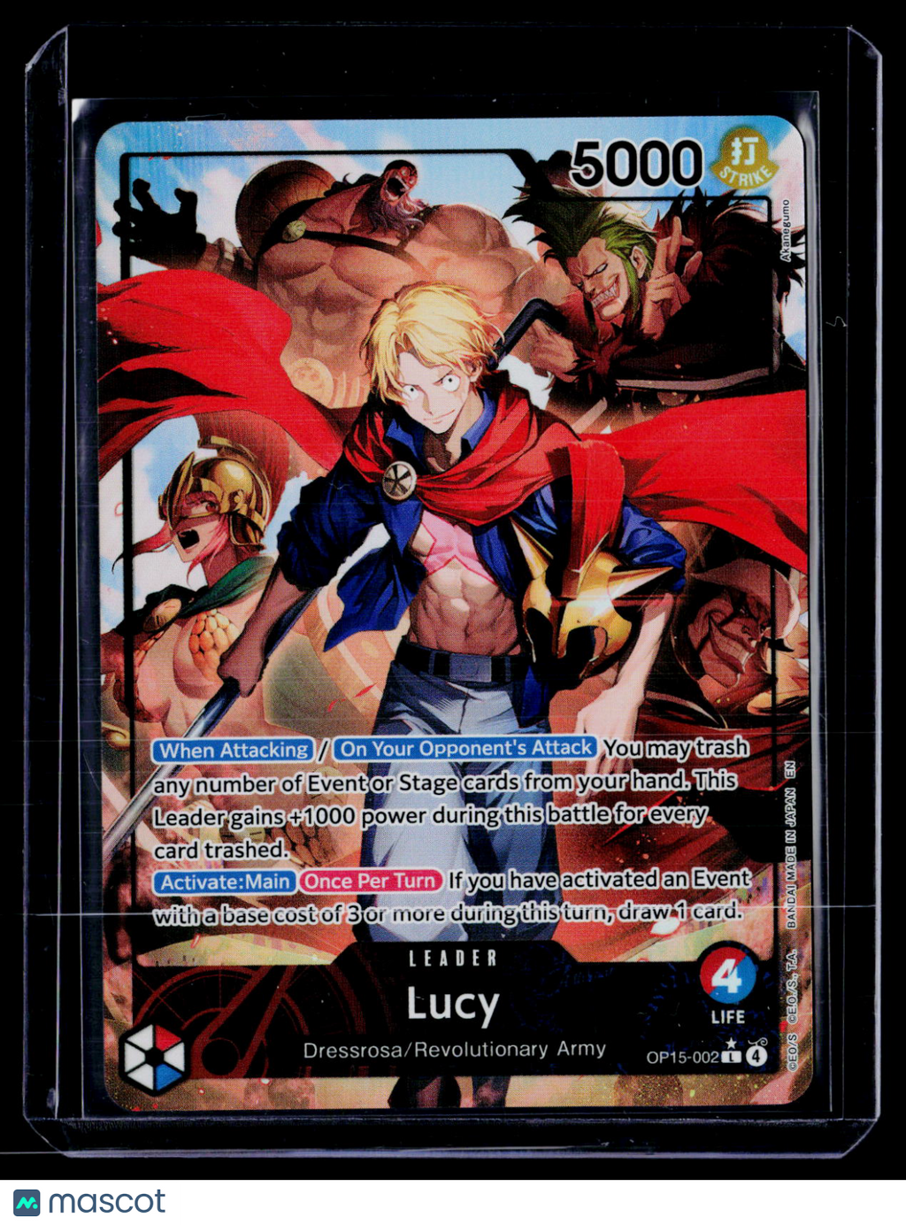One Piece Lucy Alternate Leaders OP15-002