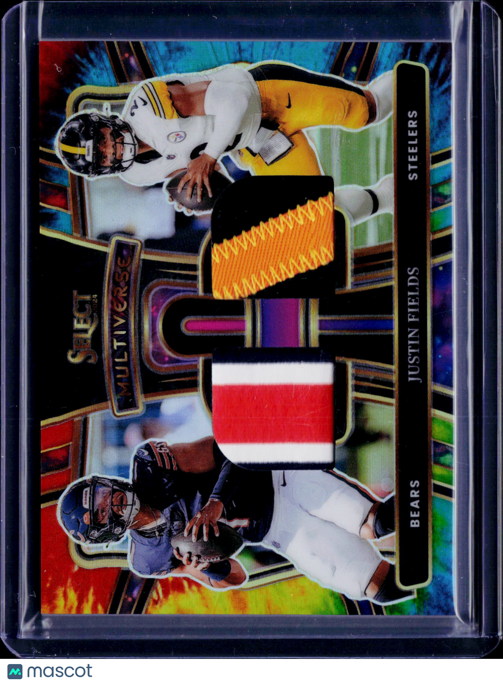 2024 select Justin Fields Multiverse Tie Dye Patch /25