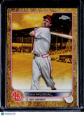 2022 Topps Gilded Collection Stan Musial Gold Etch Refractor /99