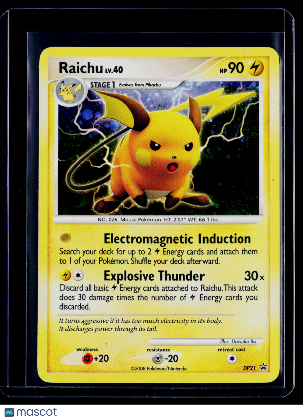 Pokemon Raichu DP21 Promo