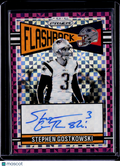 2025 Prizm Stephen Gostkowski Flashback Signatures Purple Power 37/49