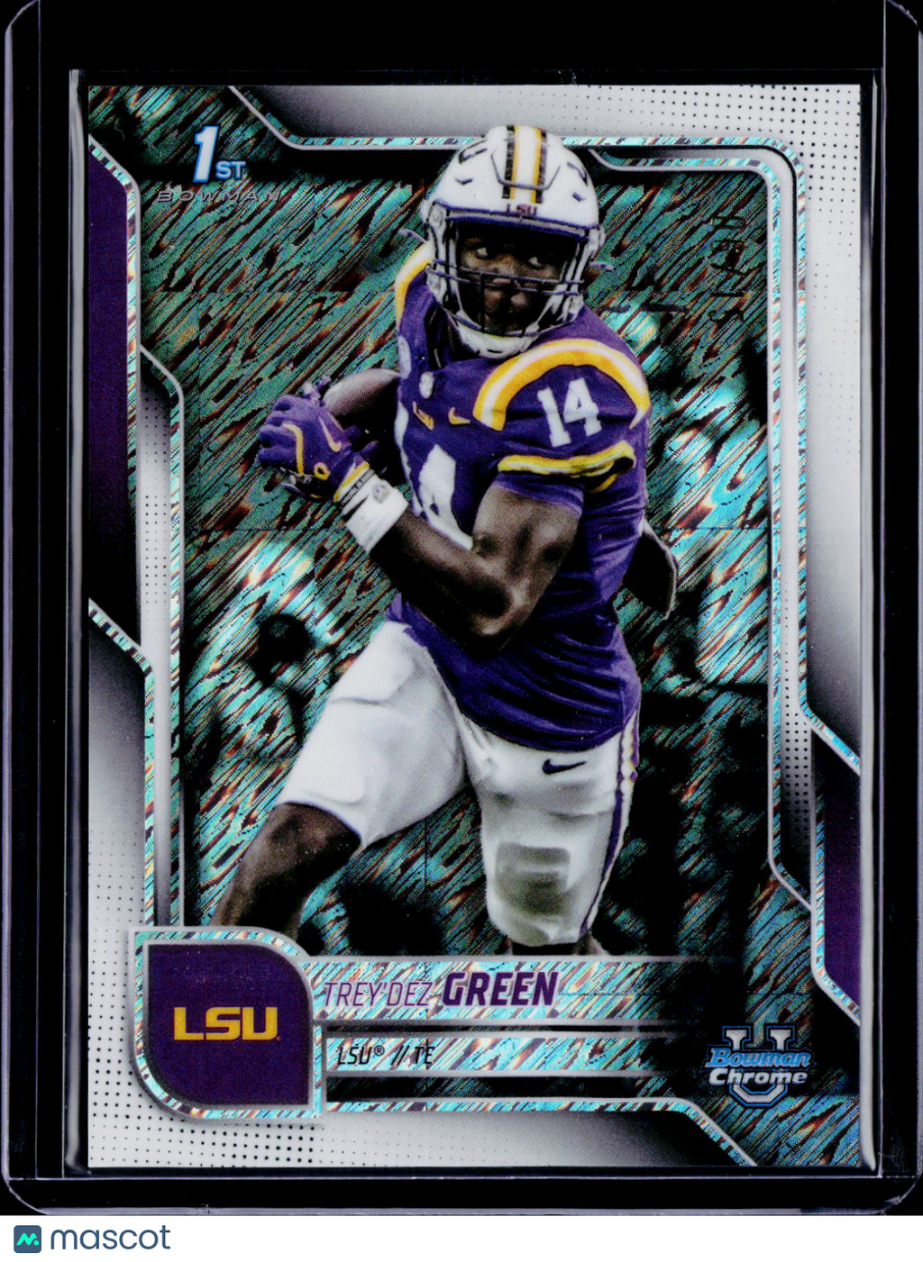 2025 Bowman U Chrome Trey'Dez Green 1st White Shimmer 06/15