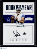 2016 Panini Contenders Dak Prescott Rookie of the Year Contenders Auto