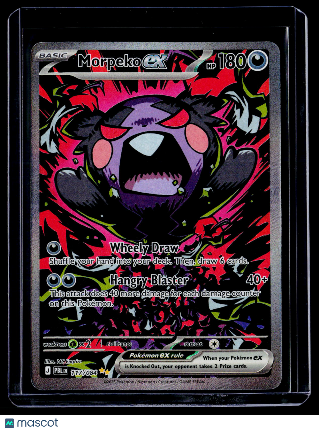 Pokemon Morpeko ex 117 084