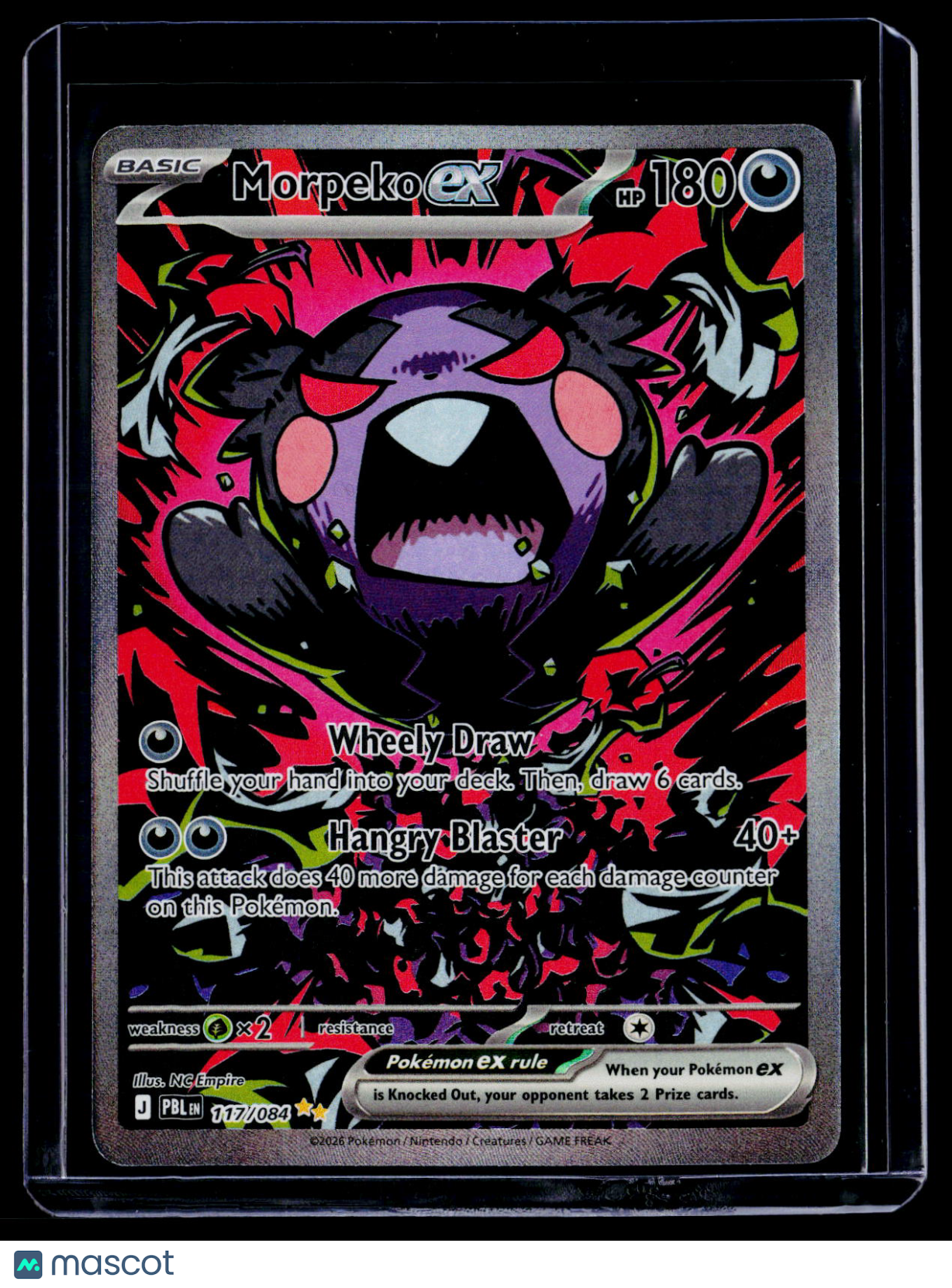 Pokemon Morpeko ex 117 084