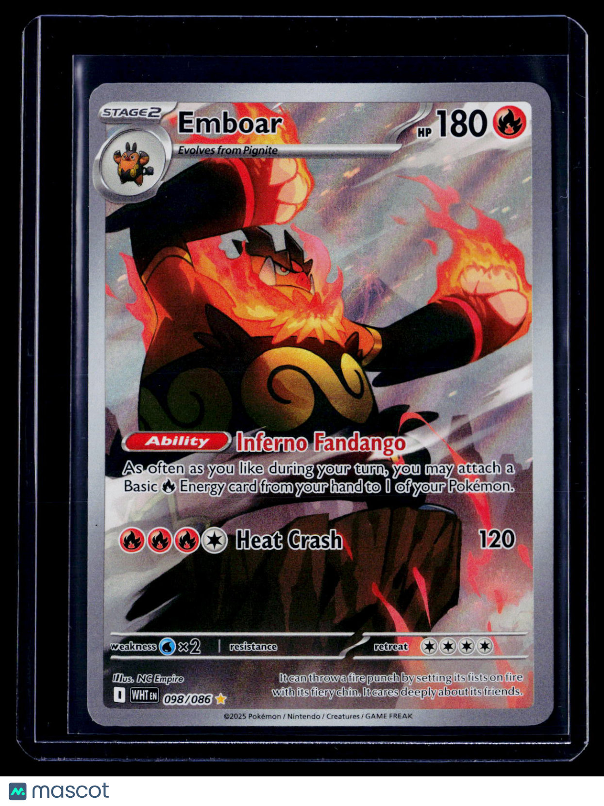 Emboar White Flare