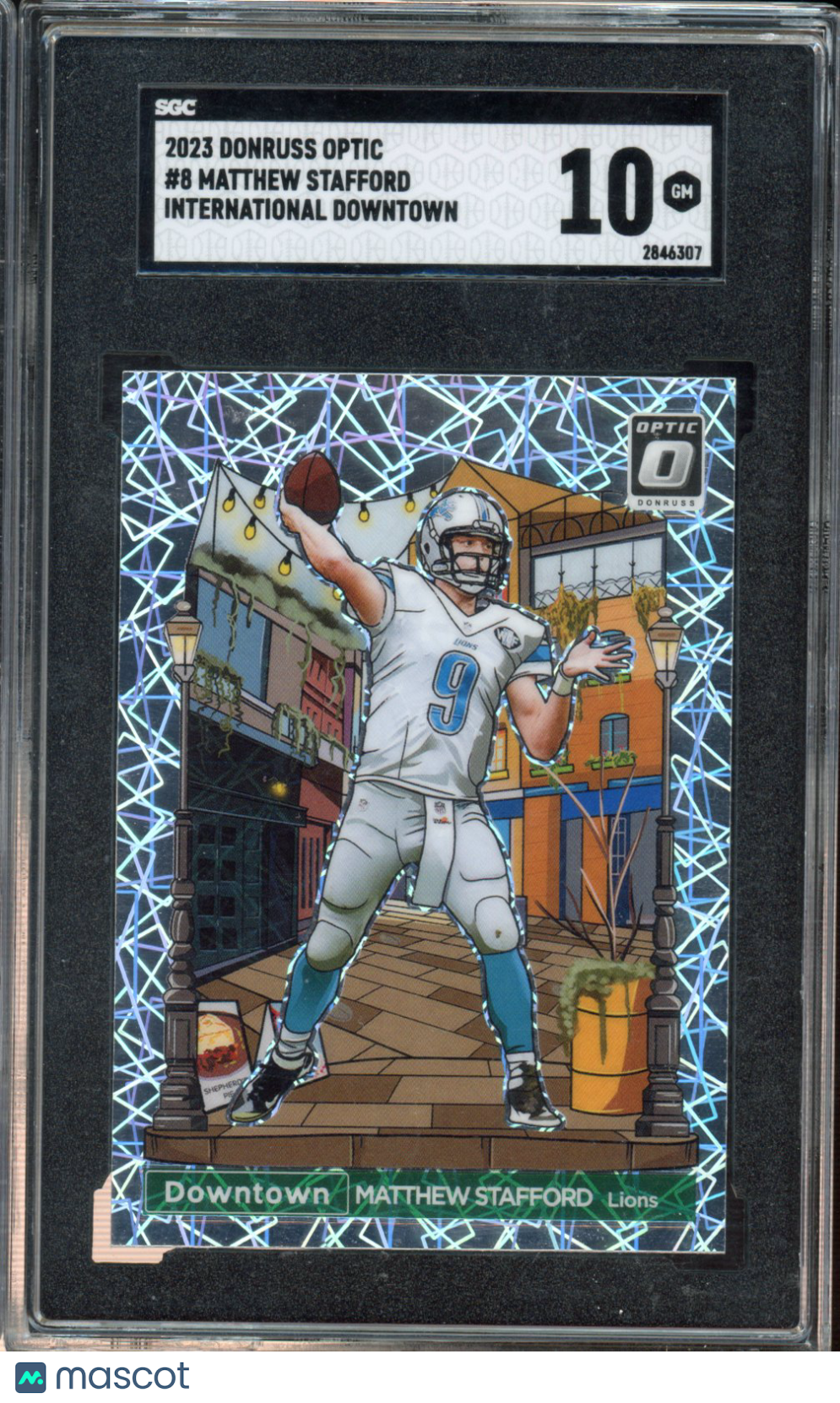 2023 Panini Dornuss Optic Matthew Stafford International Downtown SGC 10