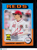 2025 Topps Heritage Andrew abbott Real Ones Red Auto 59/79 RC