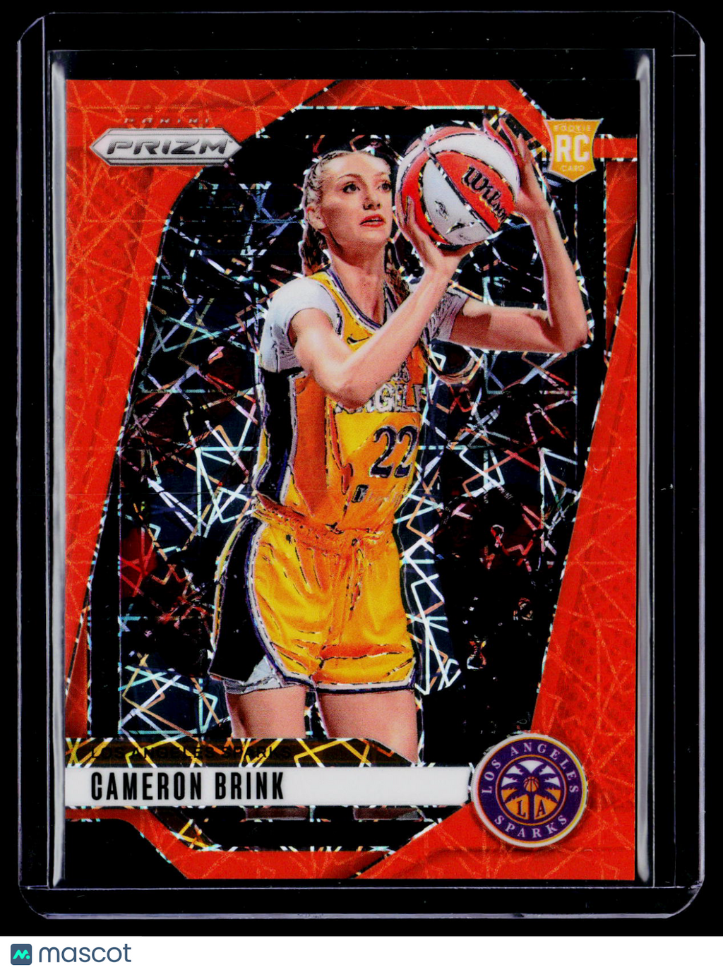 2024 Panini Prizm WNBA Cameron Brink Rookie Orange Lazer RC