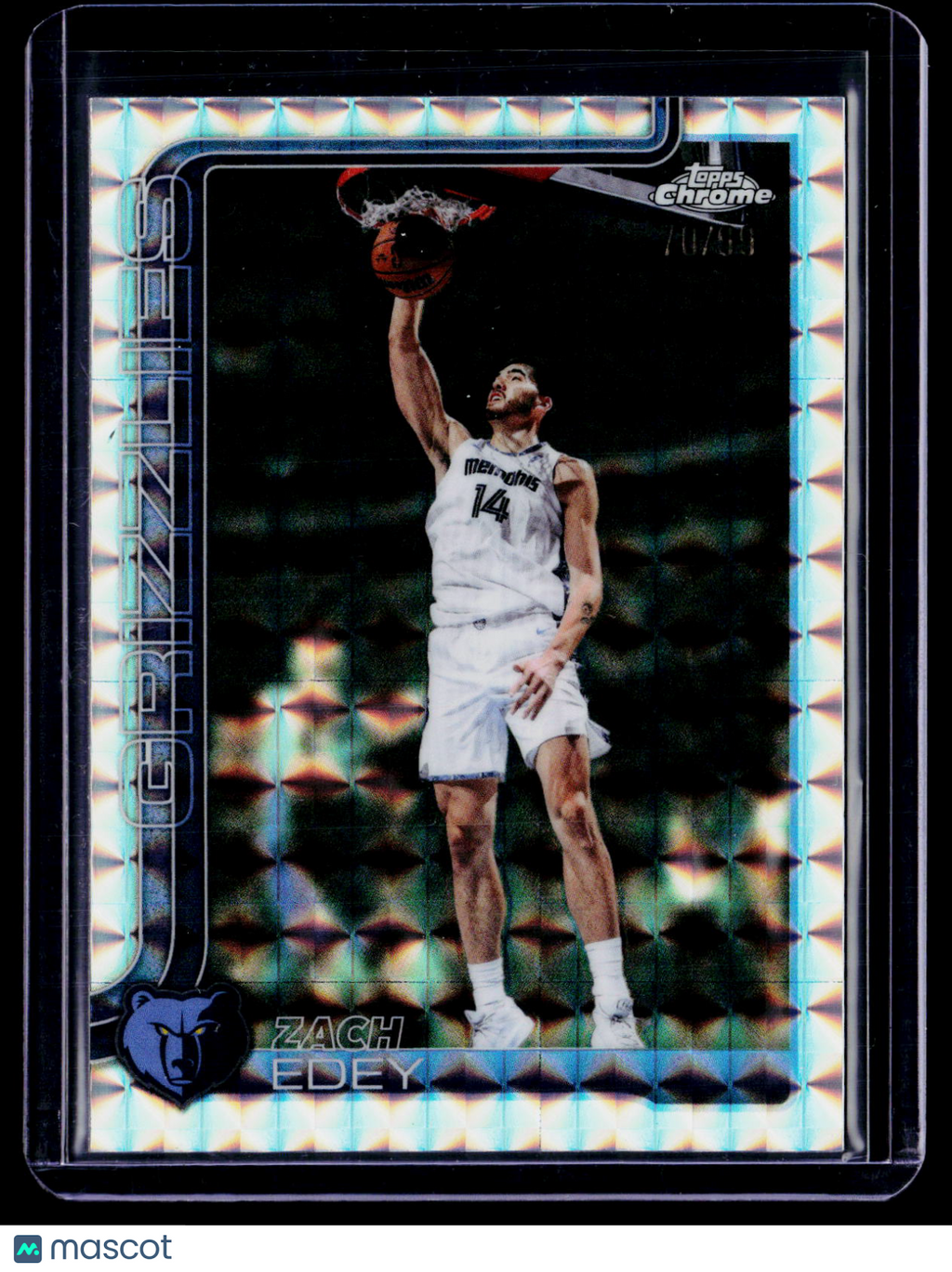 2025 Topps Chrome Udpate Zach Edey Geometric 70/99