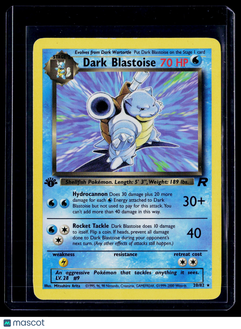 Pokemon Dark Blastoise 20 82