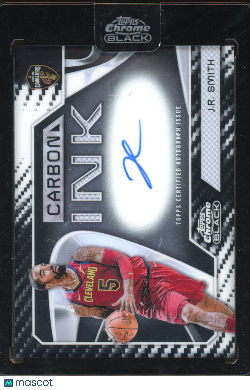 2025 Topps Chrome Black J.R. Smith Carbon Ink Auto