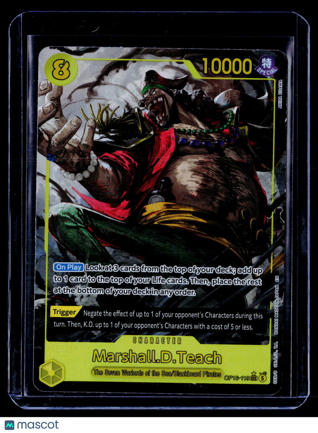 One Piece Marshall.D.Teach Alternate SEC OP16-119