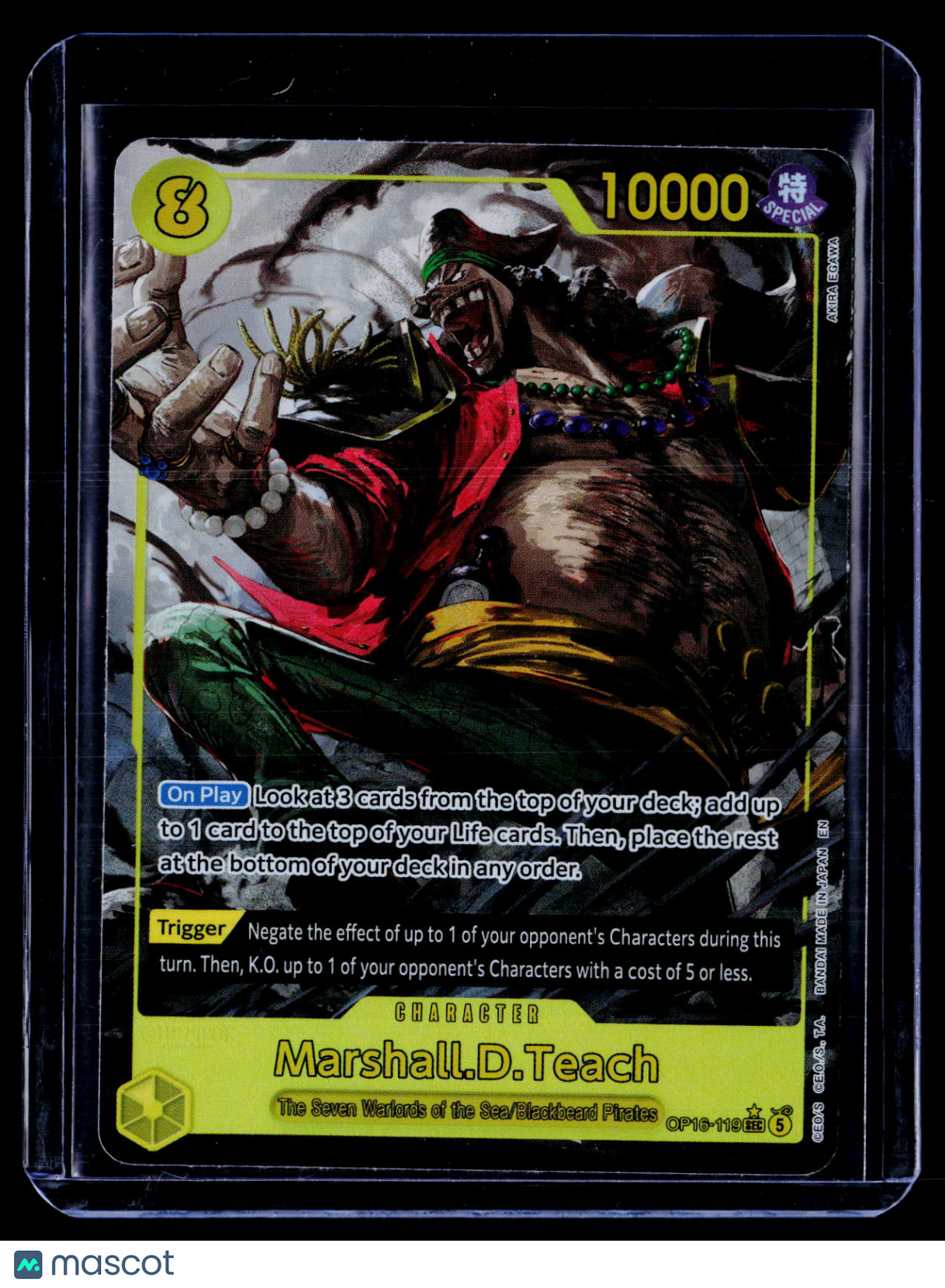 One Piece Marshall.D.Teach Alternate SEC OP16-119