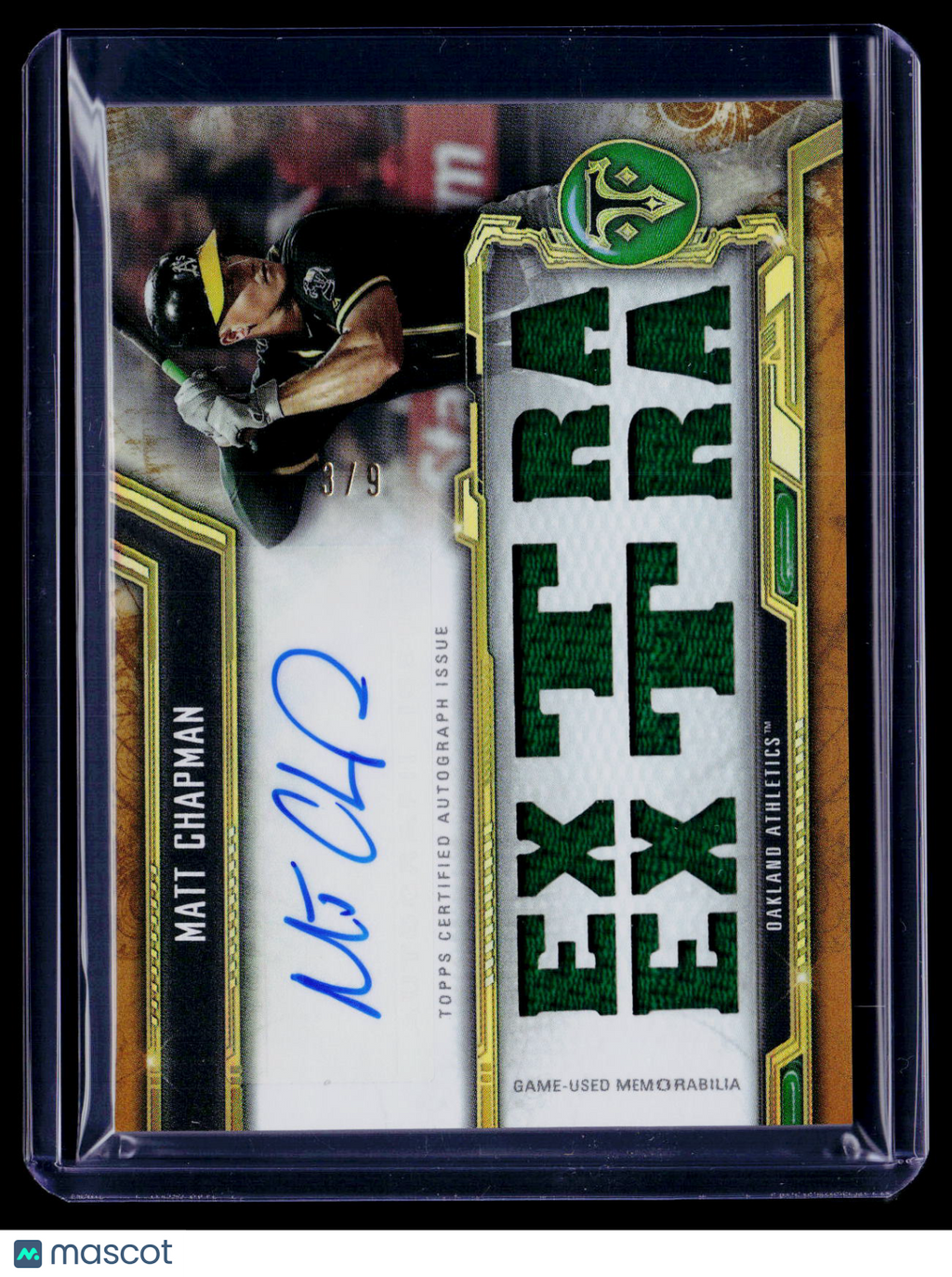 2020 Triple Threads Matt Chapman Extra Patch Auto 3/9