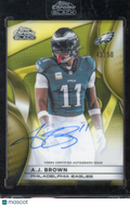 2025 Topps Chrome Black A.J. Brown Gold Auto 43/50