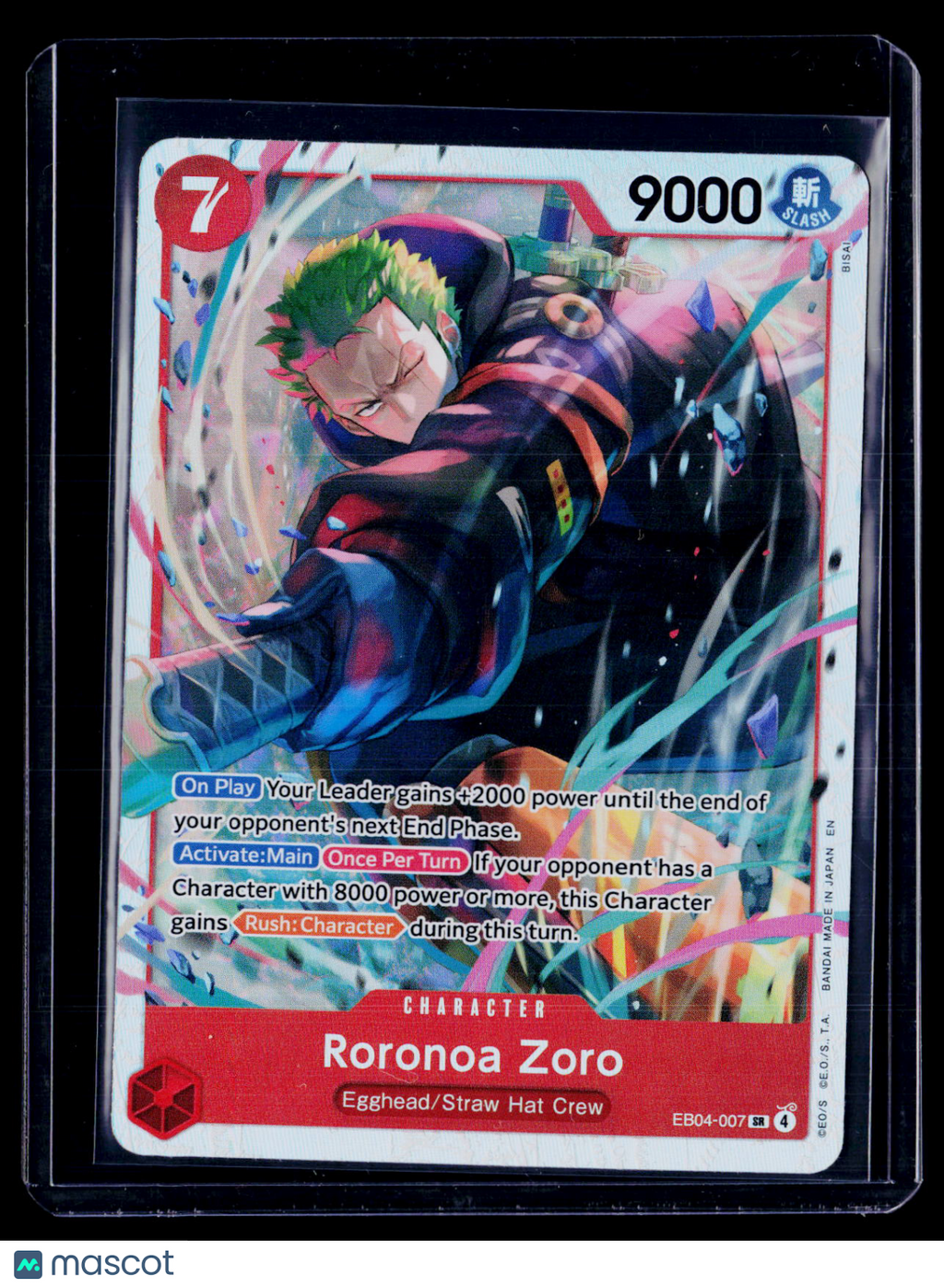 One Piece Roronoa Zoro SR EB04-007