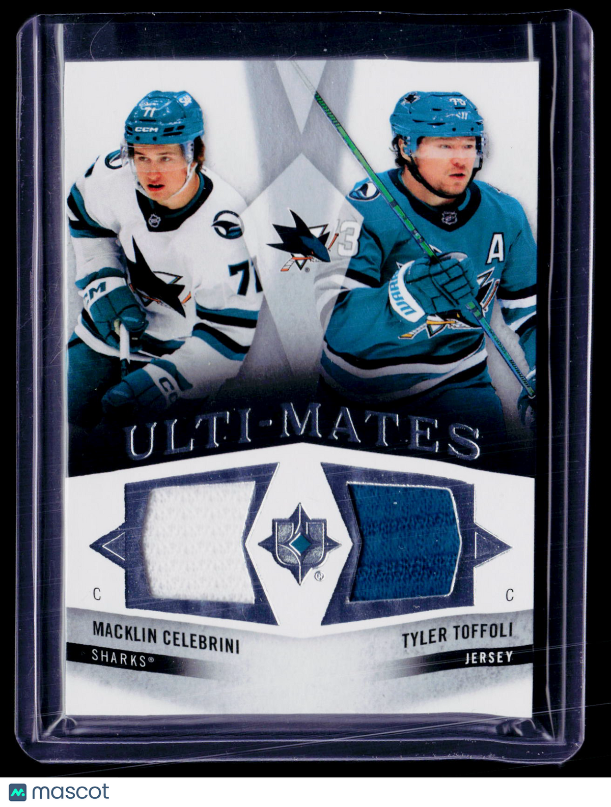 2025-26 Ultimate Collection Macklin Celebrini / Tyler Toffoli Dual Patch