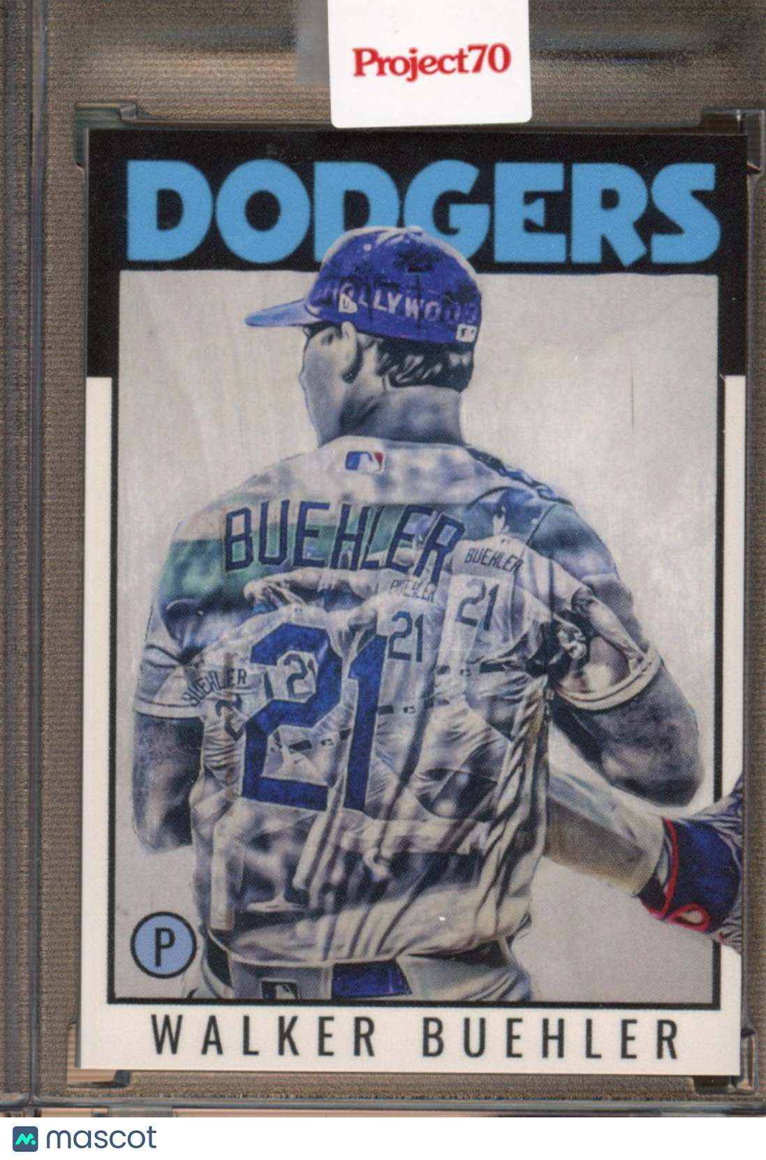 2021 Topps Project 70 Walker Buehler Lauren Taylor 597