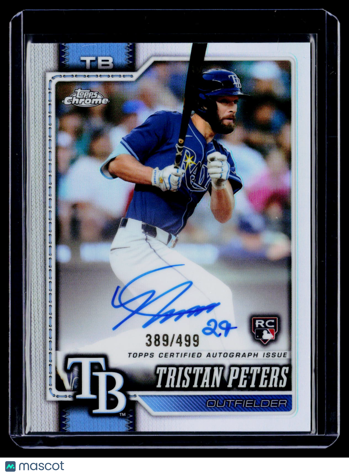 2026 Topps Chrome Tristan Peters Rookie Refractor Auto 389/499 RC