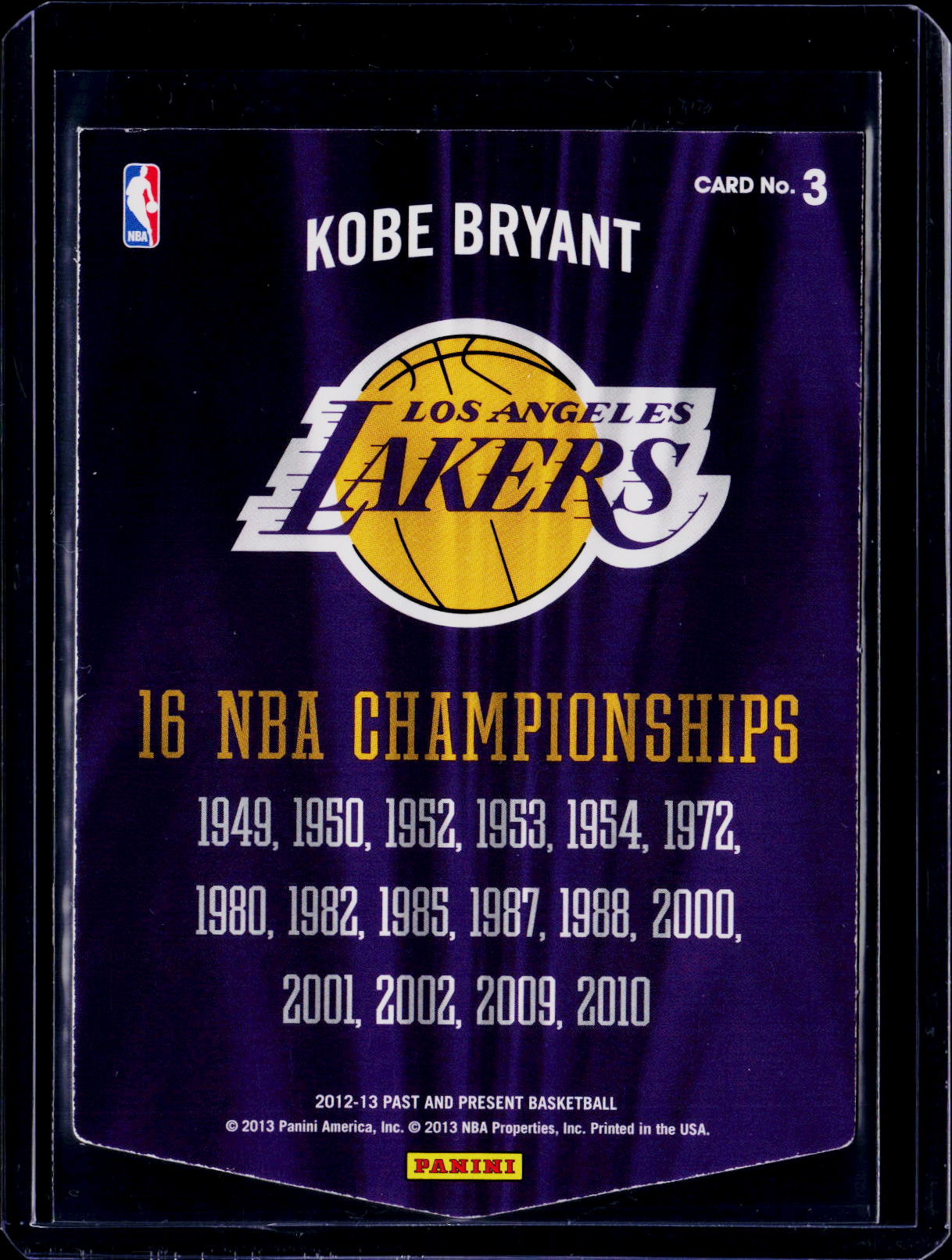 2012 Past and Present Kobe Bryant