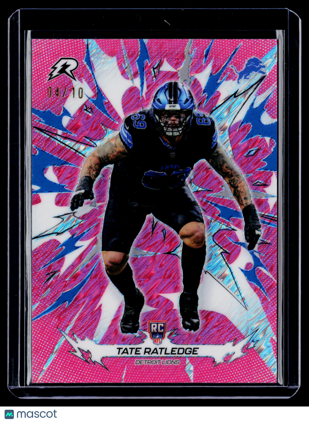 2025 Topps Resurgence Tate Ratledge Rookie Pink Power Static 4/10 RC