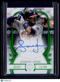 2026 Topps Tribute Andruw Jones Green Auto 32/99