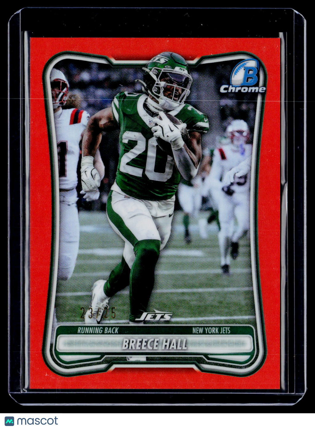 2026 Bowman Breece Hall Orange Refractor 23/25
