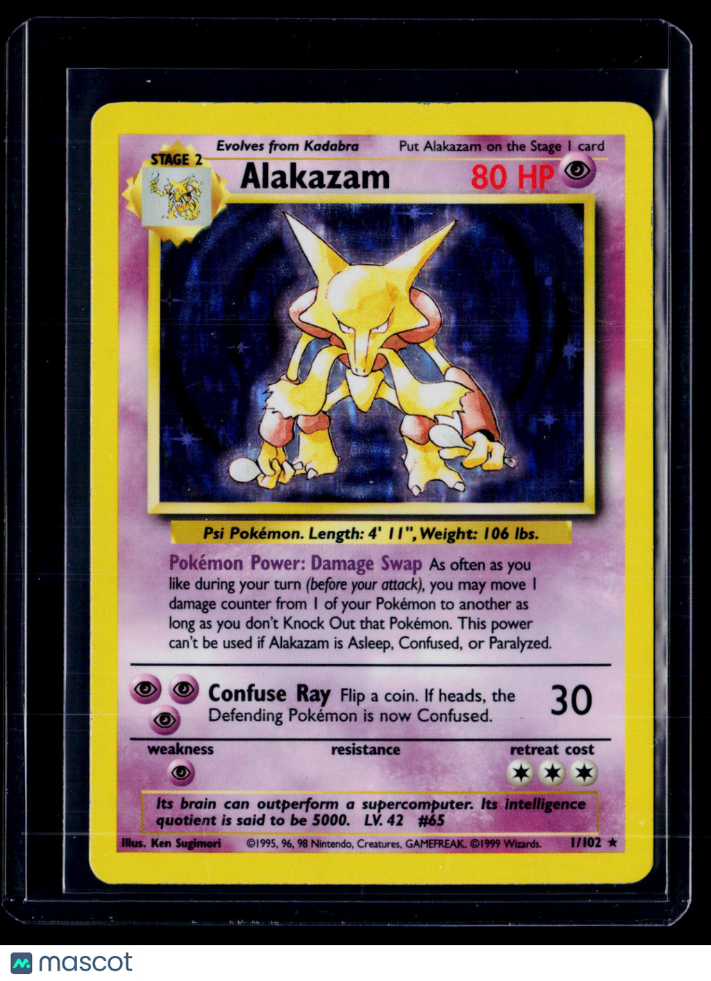 Pokemon Alakazam 1 102